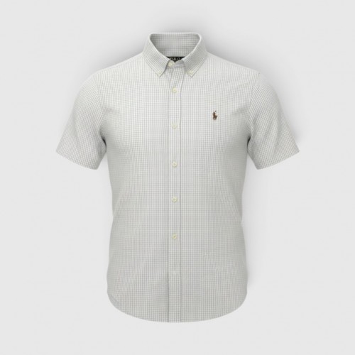 Polo Ralph Lauren Γκρι Καρό Πουκάμισο Short Sleeve / Pre-Owned